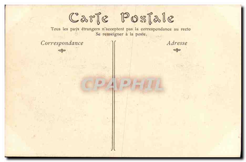 CPA Asnieres La Mairie — Rückseite