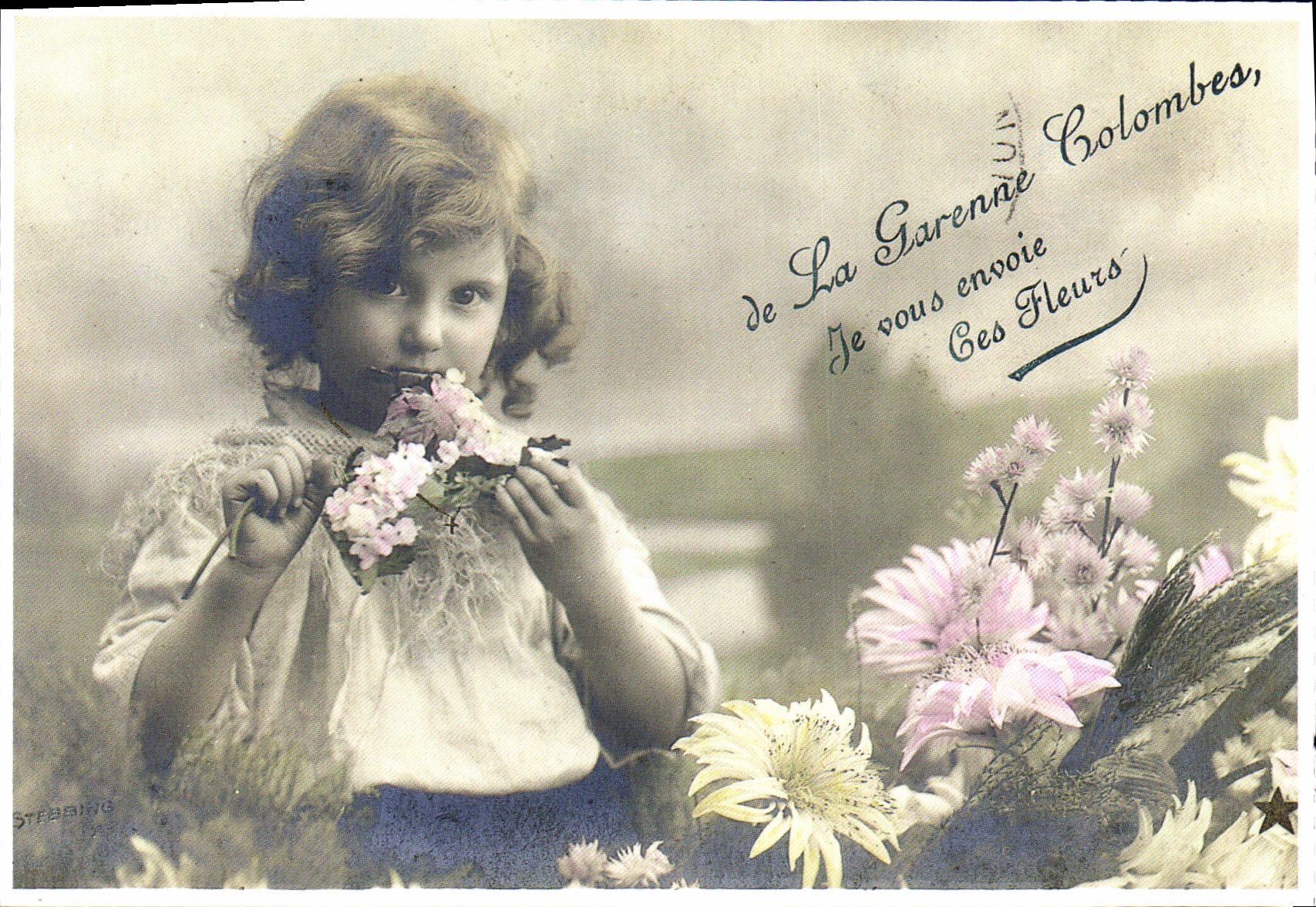 REPRO Fantaisie De La Garenne Colombes Je vous envoie Les Fleurs