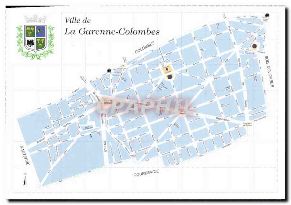 C¨PM Ville de La Garenne Colombes plan