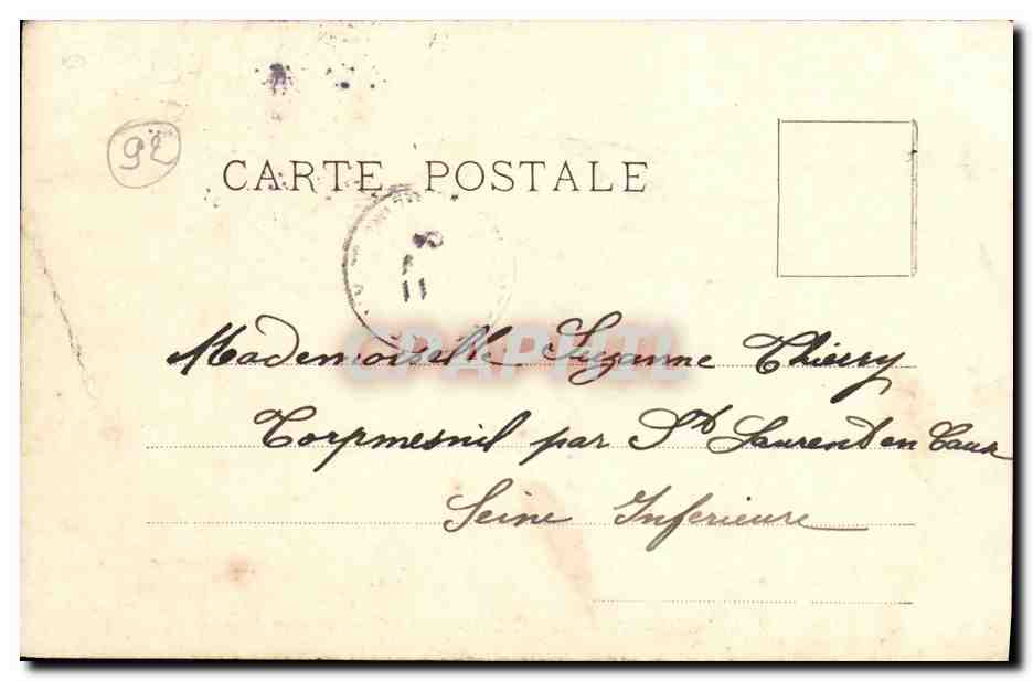 CPA Levallois Perret Hospice Anglais — Rückseite