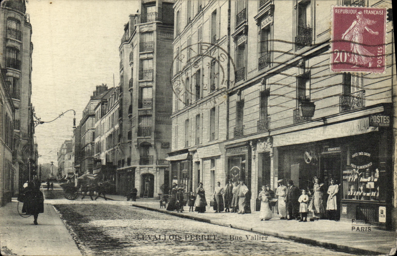 CPA Levallois Perret Rue Vallier