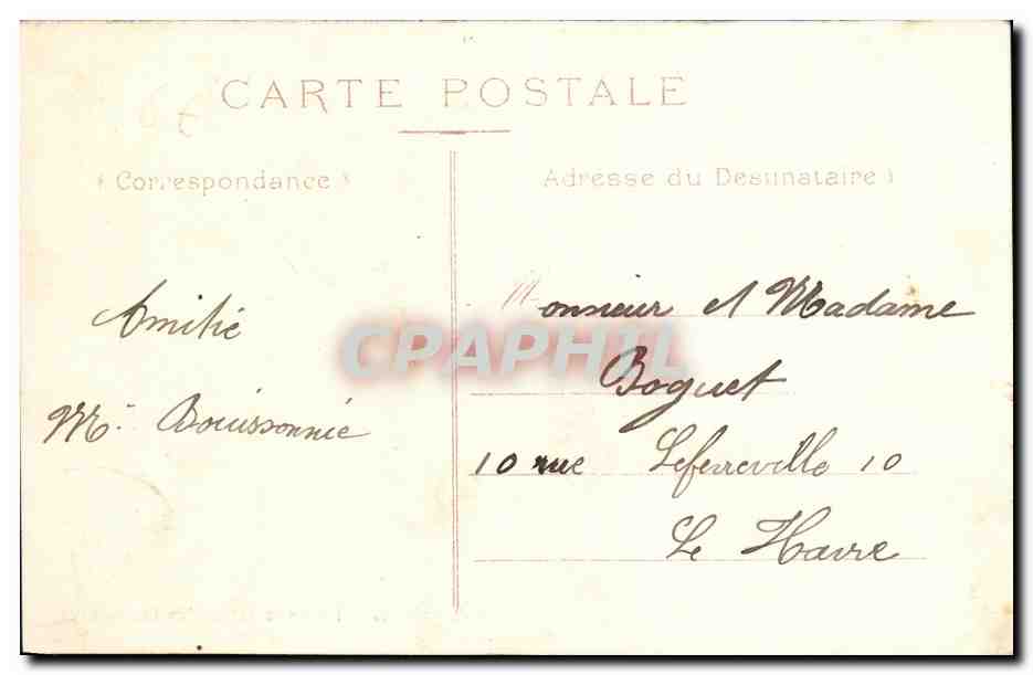Levallois — Île de la Jatte (Vue intérieure) — Éditeur non identifié, n°5 — Rückseite