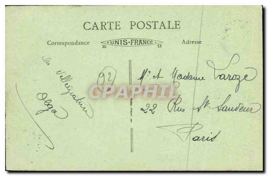 CPA Roseraie de L Hay les Roses Theatre des Roses — Verso