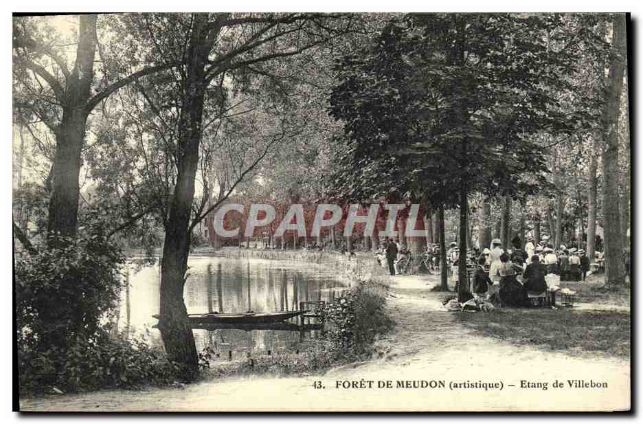 CPA Foret de Meudon Etang de Villebon