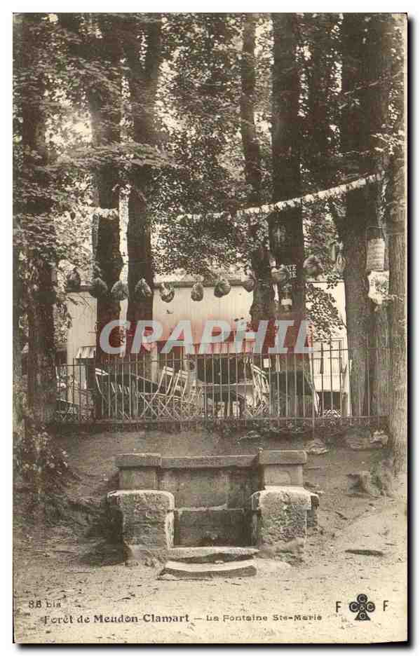 CPA Foret de Meudon Clamart La Fontaine Ste Marie