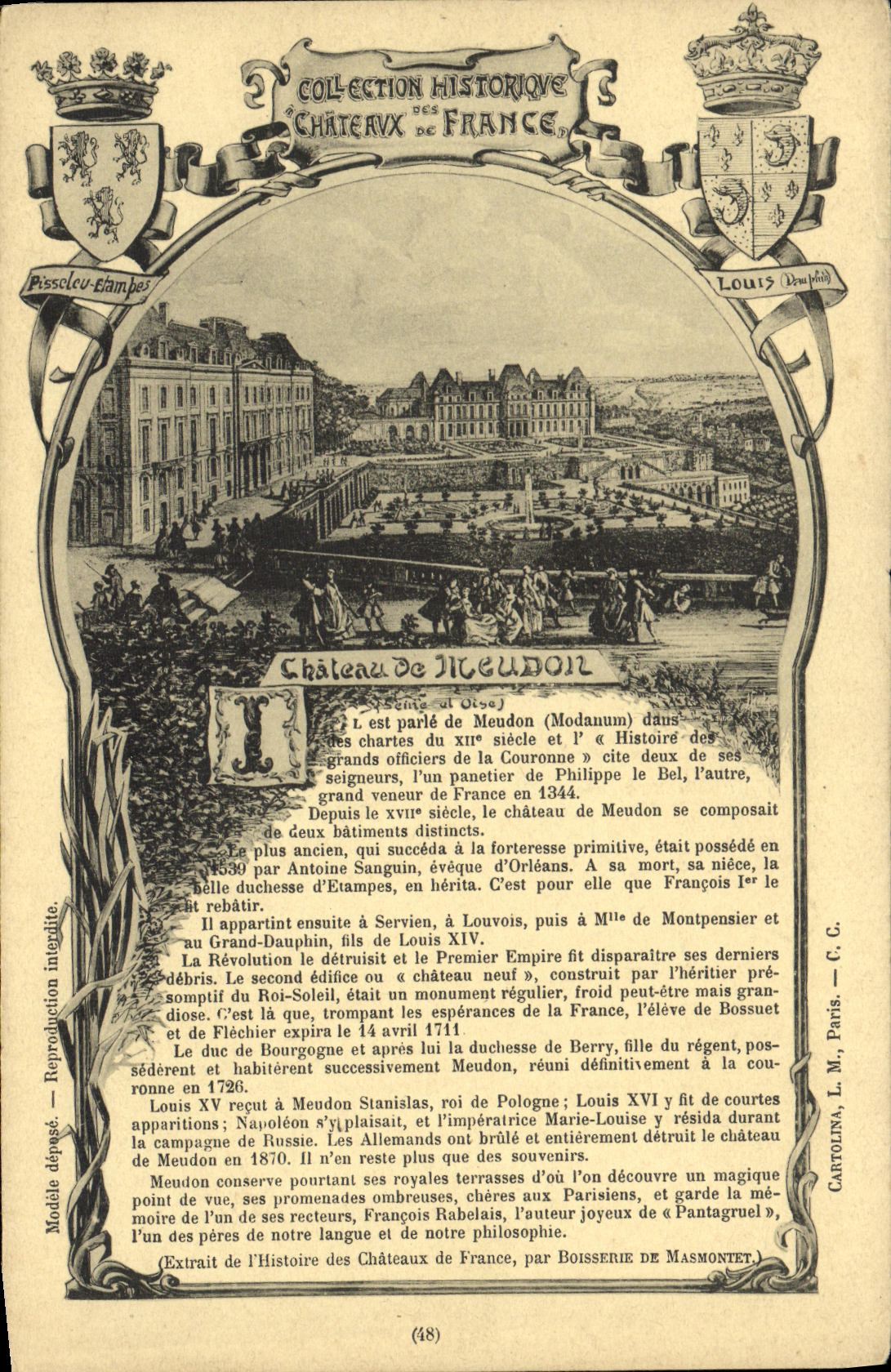 CPA Chateau de Meudon 