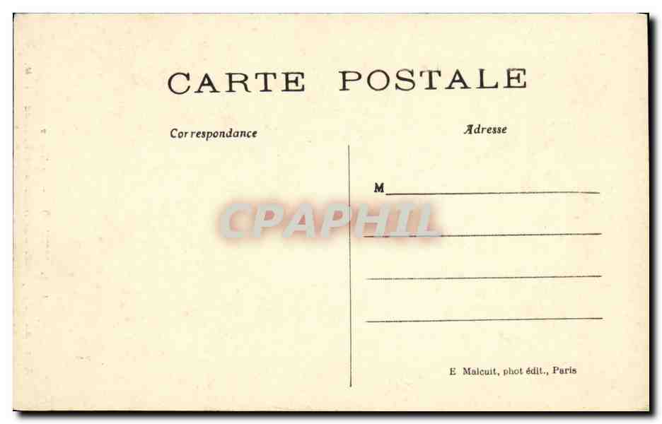 CPA Meudon La Tour Ancienne propriete des Dames de France  — Rückseite