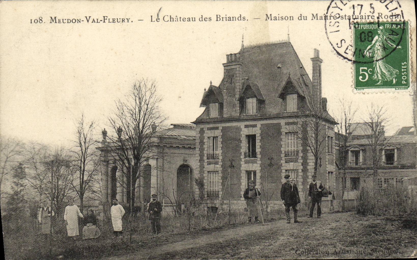 Meudon-Val-Fleury — Le Château des Briands — Maison du Maître statuaire Rodin