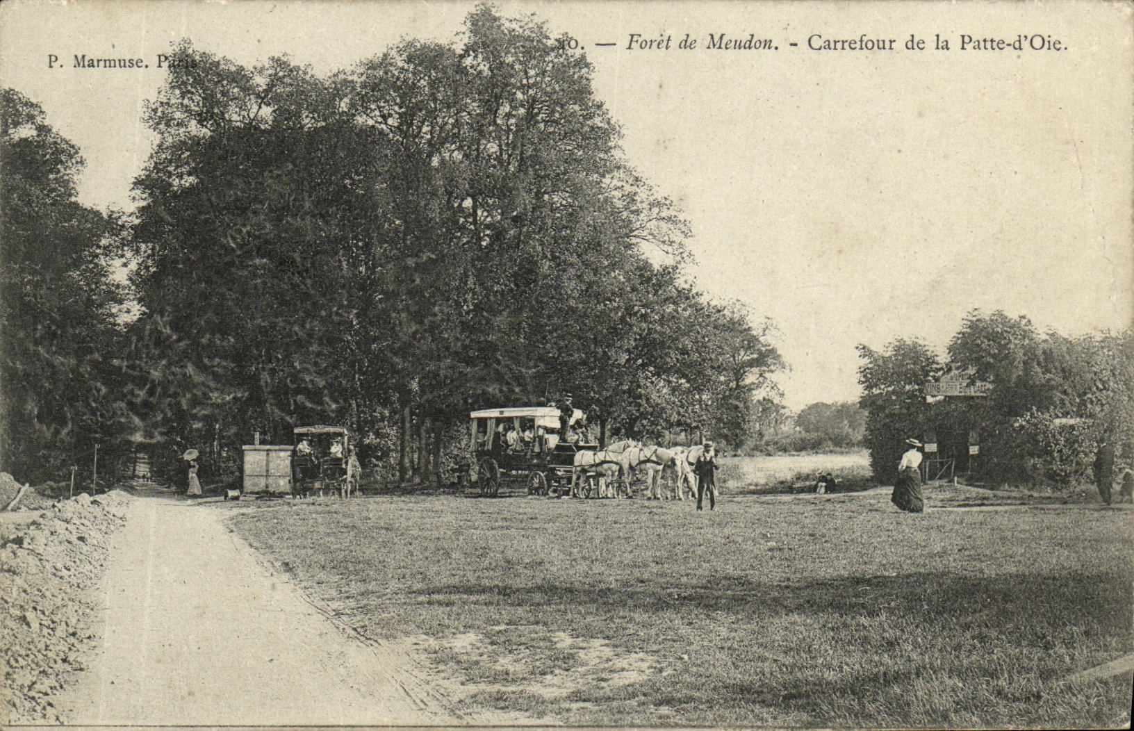 Forêt de Meudon - Carrefour de la Patte-d'Oie — P. Marmuse, Paris
