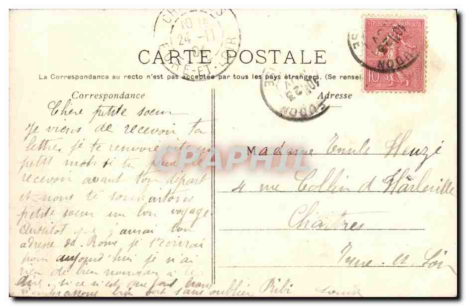 Forêt de Meudon - Carrefour de la Patte-d'Oie — P. Marmuse, Paris — Verso
