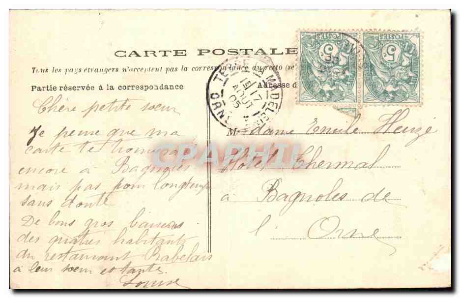 Meudon — Rue de la République — A.D. Paris 31 — Verso