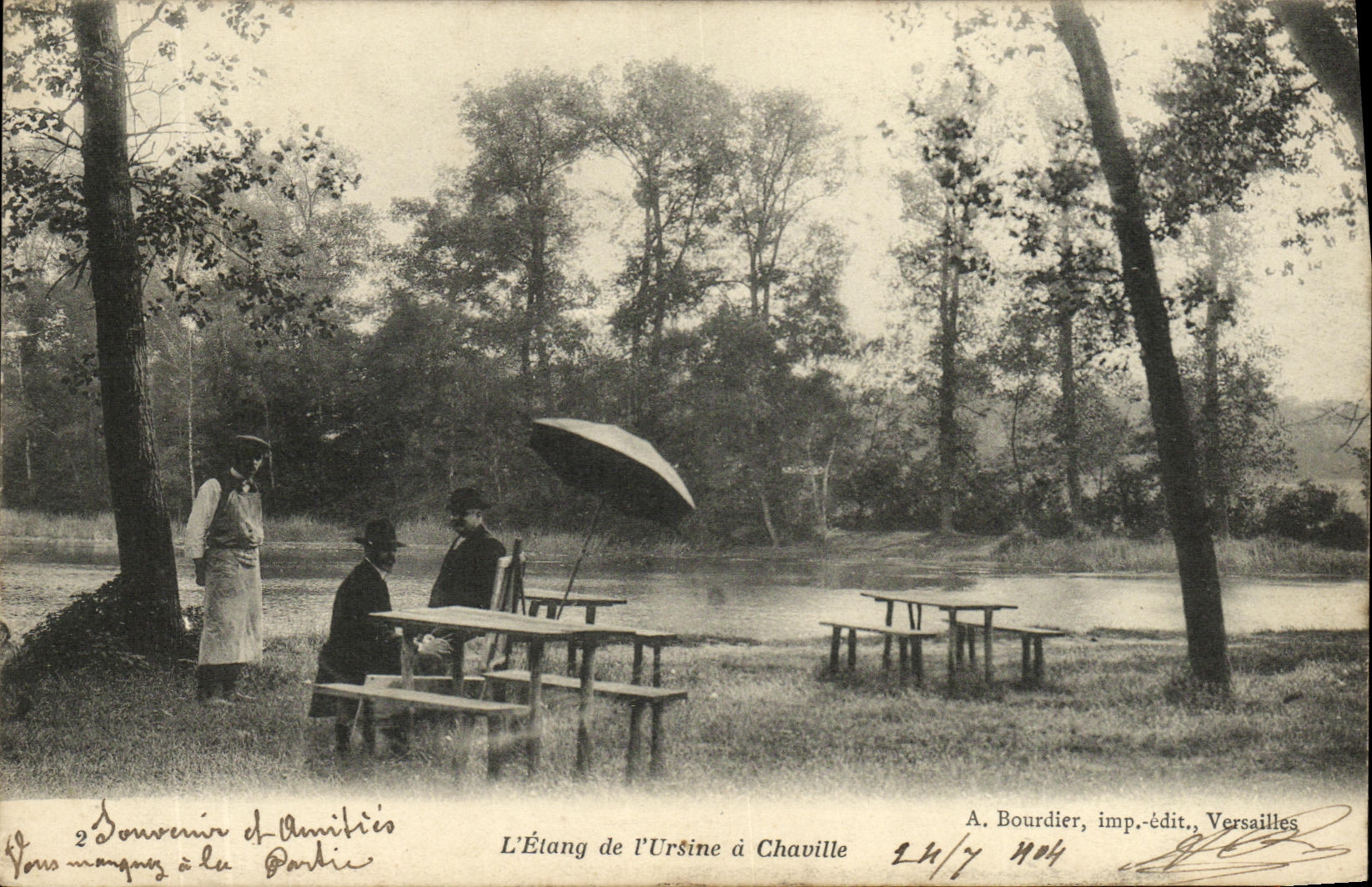 CPA Meudon L Etang de l Ursine a Chaville