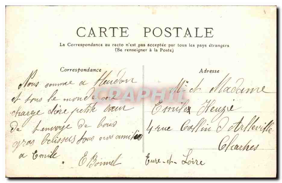 Meudon — Château de Meudon — résidence impériale et royale incendiée pendant la guerre 1870 — Reverso