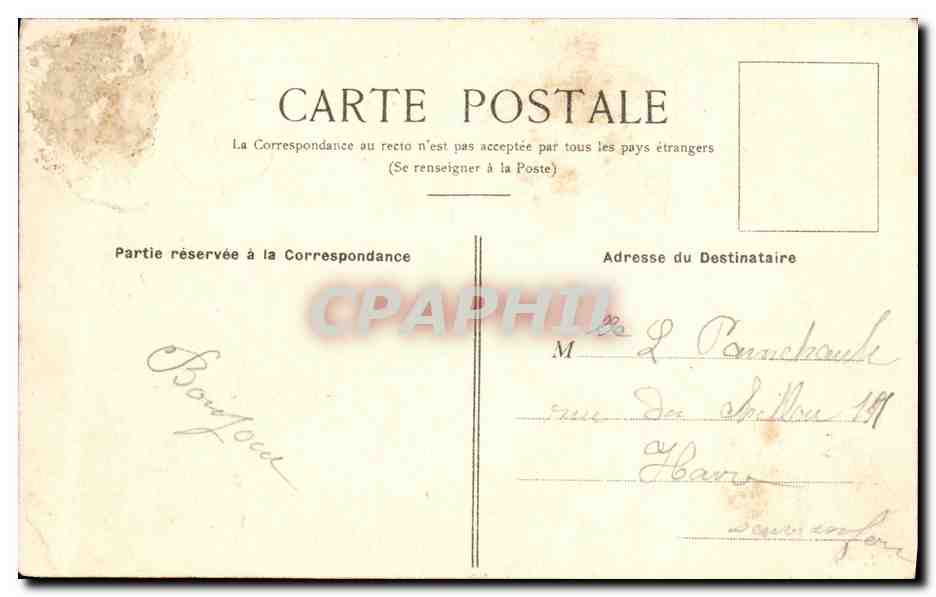 CPA Meudon La Terrasse Un Menhir Enfants — Rückseite