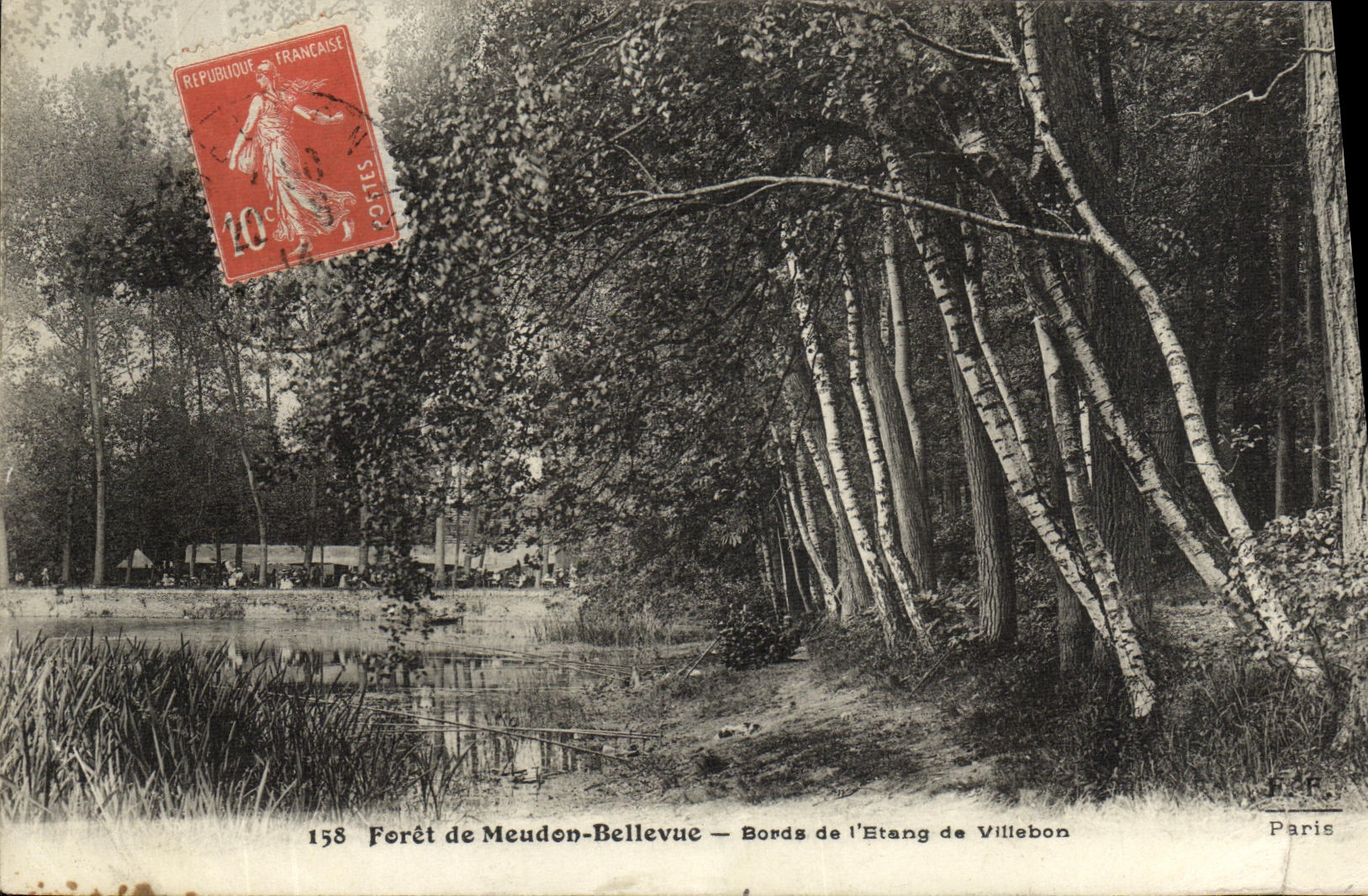 CPA Foret de Meudon Bellevue Bords de l Etang de Villebon