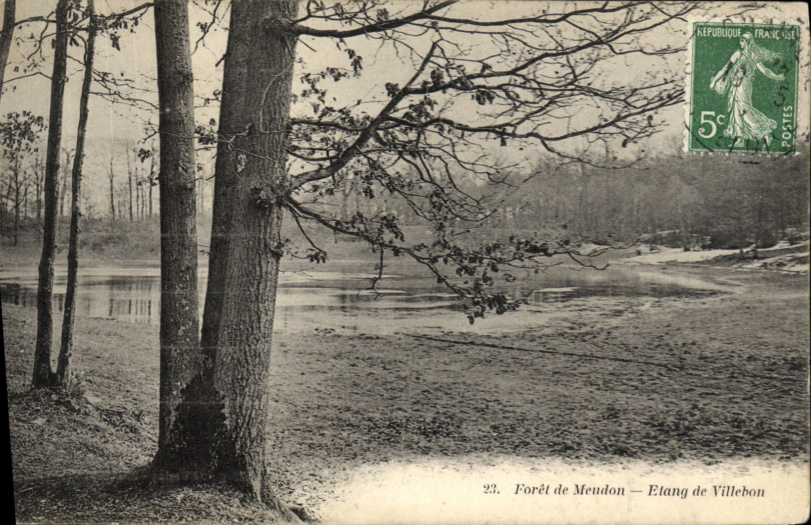 Forêt de Meudon — Etang de Villebon — Éditeur non identifié, n° 23