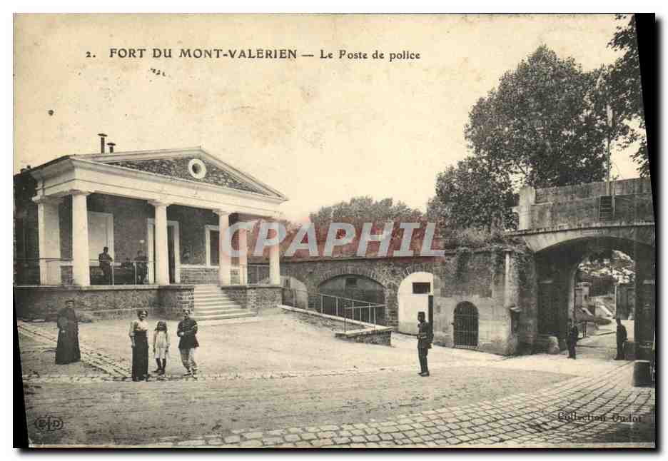 CPA Fort Du Mont Valerien Le Poste de Police