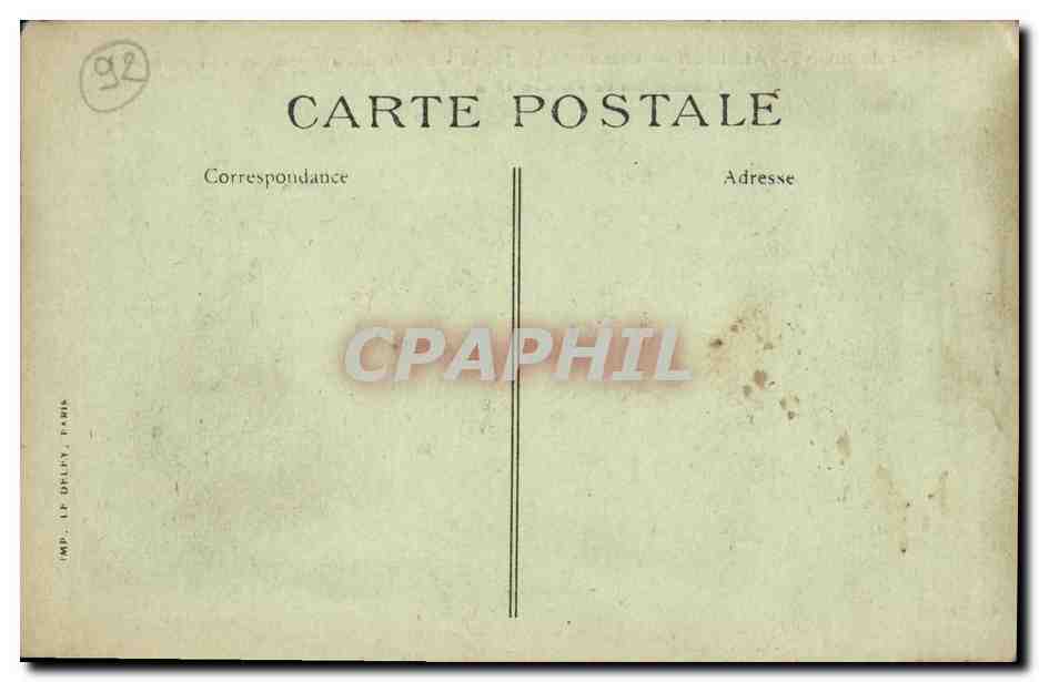 CPA Fort Du Mont Valerien Chateau Forbin Janson  — Rückseite