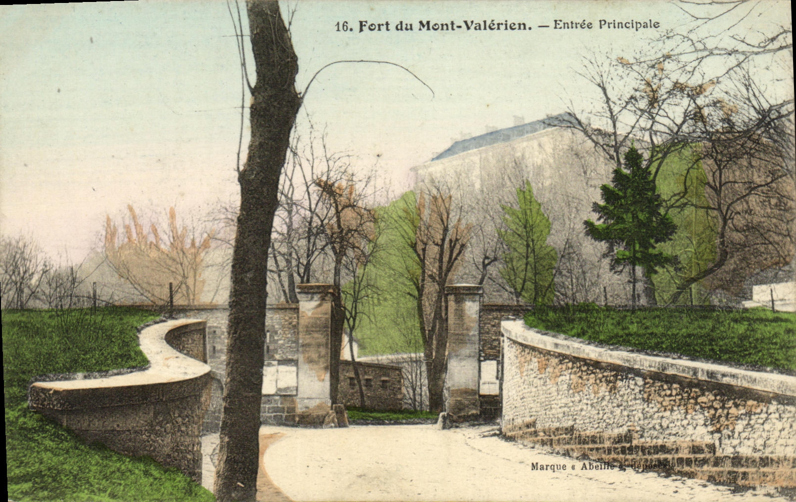 CPA Fort Du Mont Valerien Entree Principale
