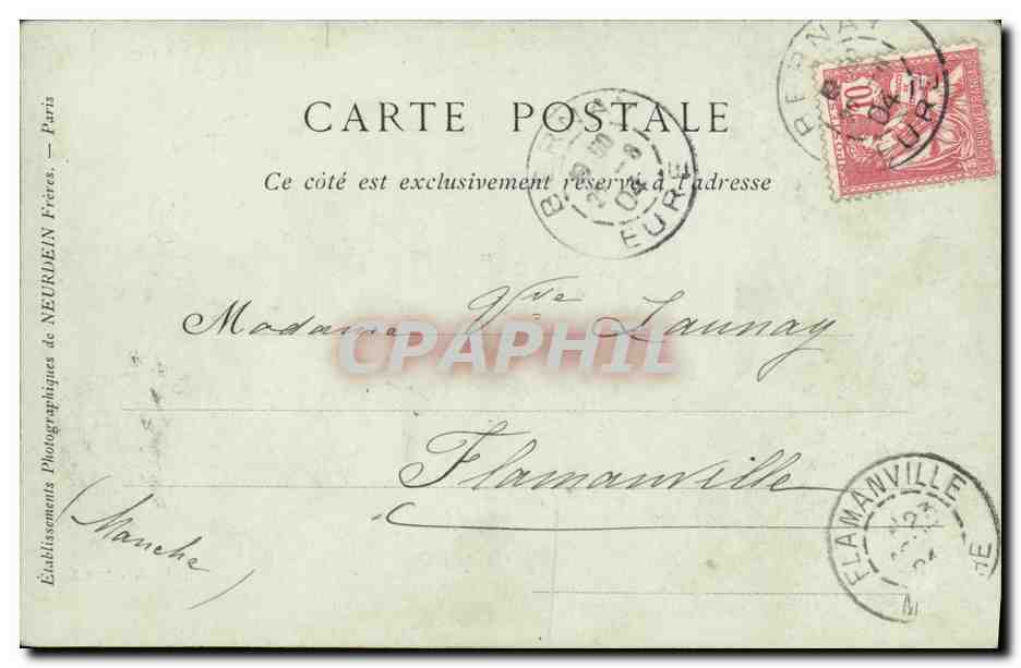 CPA Neuilly Sur Seine Chapelle Saint Ferdinand  — Rückseite
