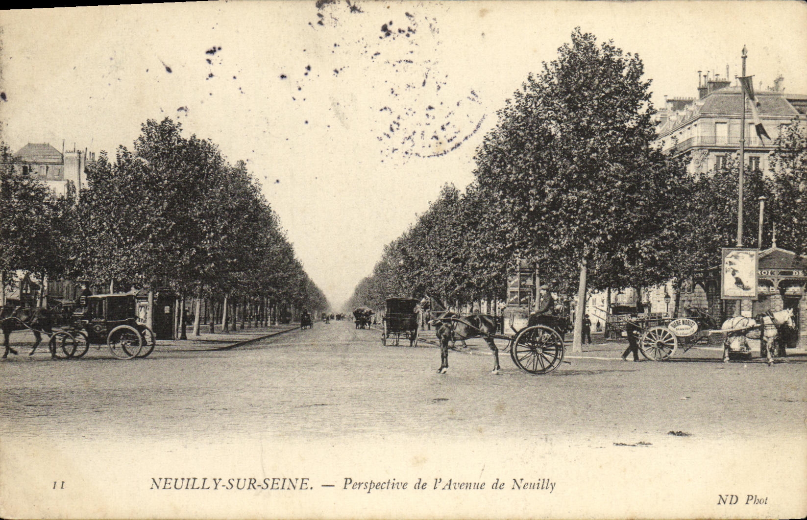 CPA Neuilly Sur Seine Pierre de L Avenue de Neuilly