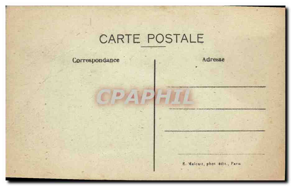 CPA Neuilly Sur Seine Rue Du Chateau Bazar — Rückseite