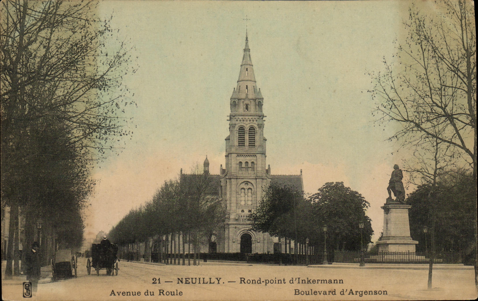 Neuilly-sur-Seine — Rond-point d'Inkermann — Éditeur S. (n°21)
