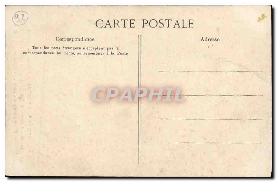 CPA Neuilly Sur Seine Chateau de Madrid Ancienne habitation de FRancois 1er Porte principale — Rückseite