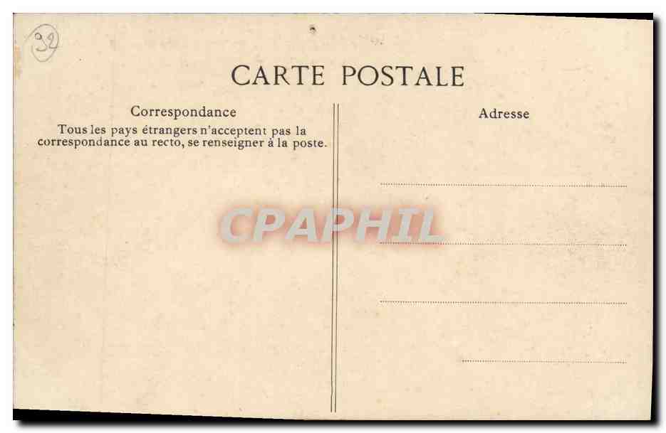 CPA Neuilly Sur Seine La Place du Marche Bus a imperiale  — Rückseite