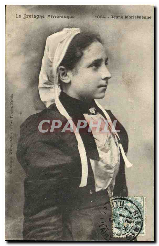 Jeune Morlaisienne — Série 1024 — Éditeur : Galerie Wawo, Stollman, Pont-Rouge, Morlaix