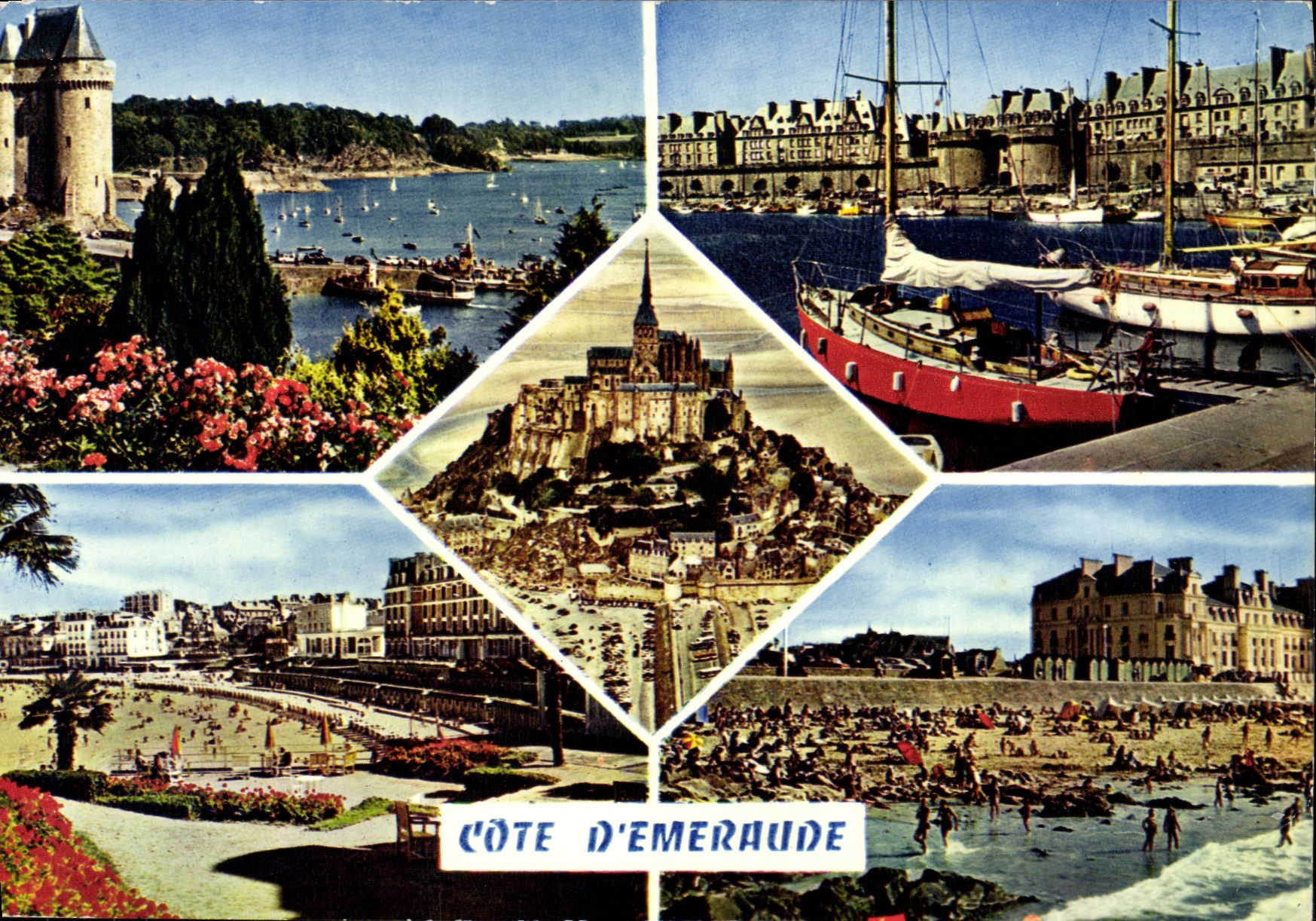Côte d'Émeraude — Mont Saint-Michel, ports et plages — Édition Réunion