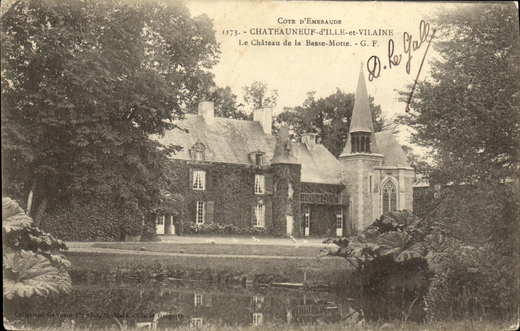 Château de la Basse-Motte — Châteauneuf-d'Ille-et-Vilaine — G. F. - D. Le Gall