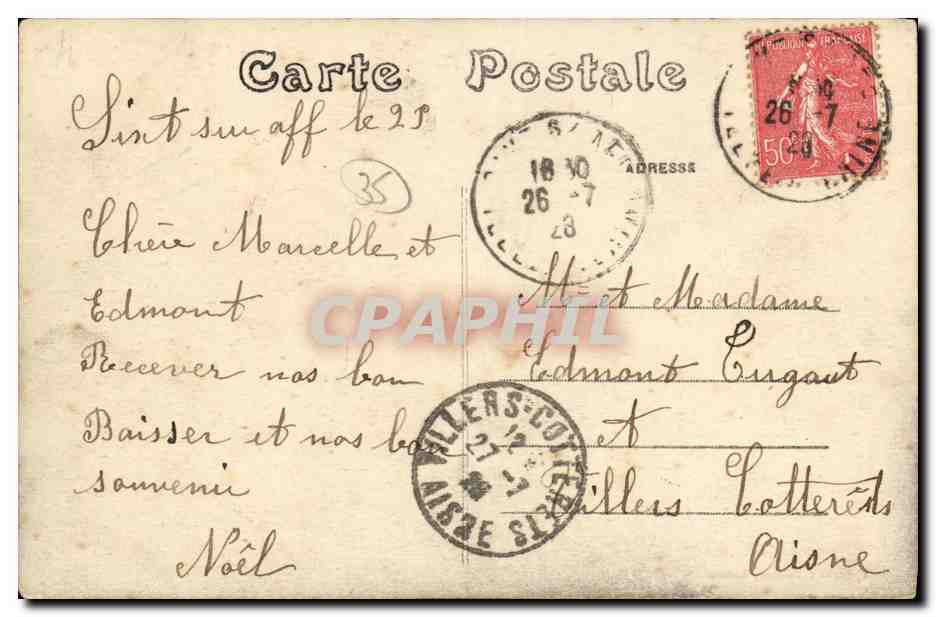 Sixt (I.-&-V.) — Vue Générale — Éditeur Kennel, n° 3695 — Verso
