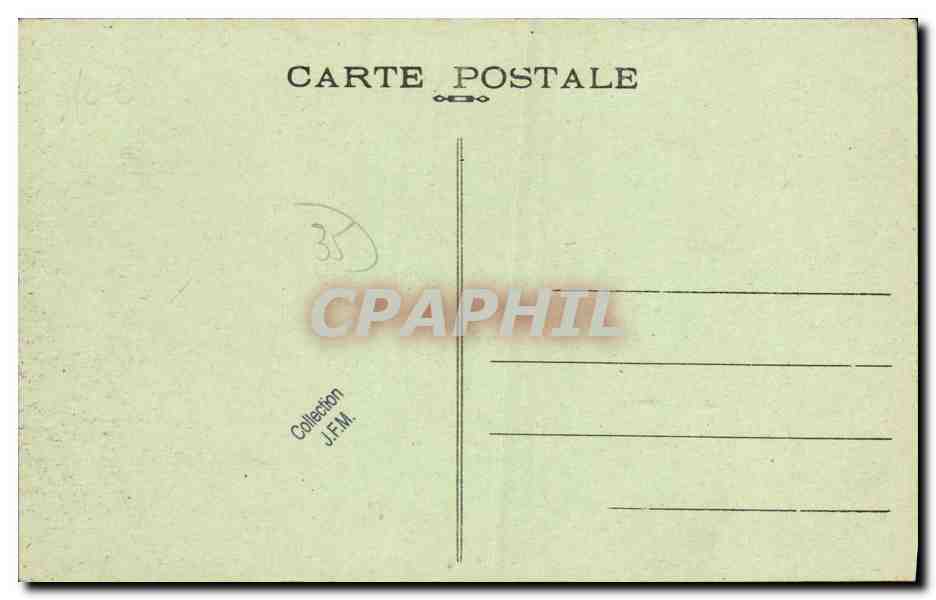 CPA Antrain L Hotel Grand Maison — Verso