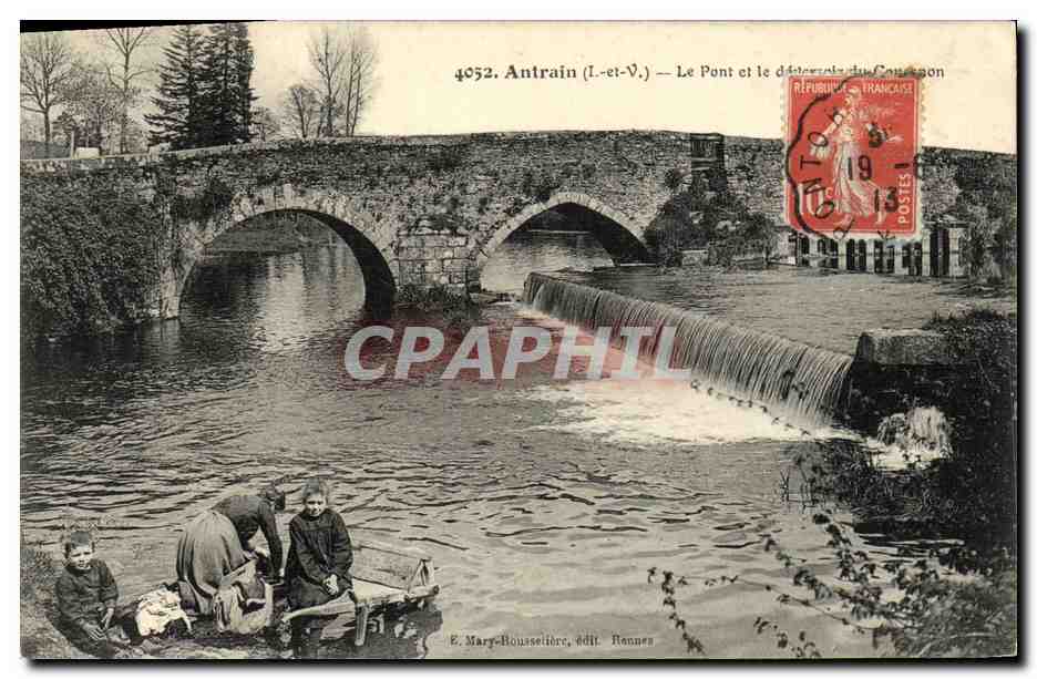 Antratin (L-et-V.) — Le Pont et le déversoir du Canon — E. Mary-Rousselière, édit. Rennes