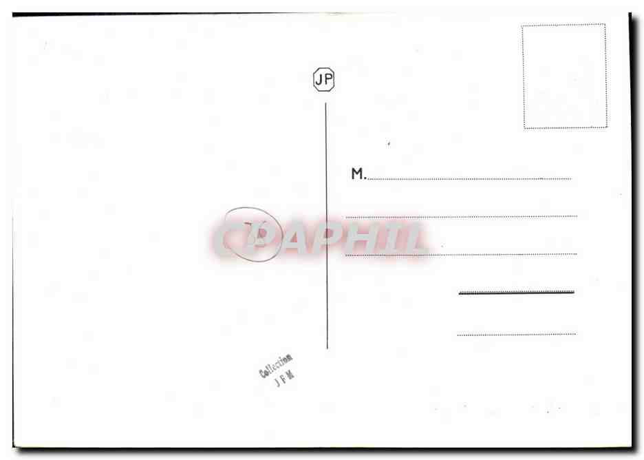 La Baussaine — carte postale humoristique avec vache dessinée — éditeur non visible — Verso