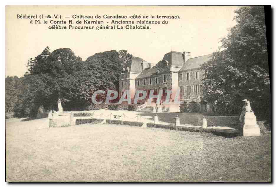 Château de Caradeuc à Bécherel — Ancienne résidence du célèbre Procureur général La Chalotais — éditeur non visible