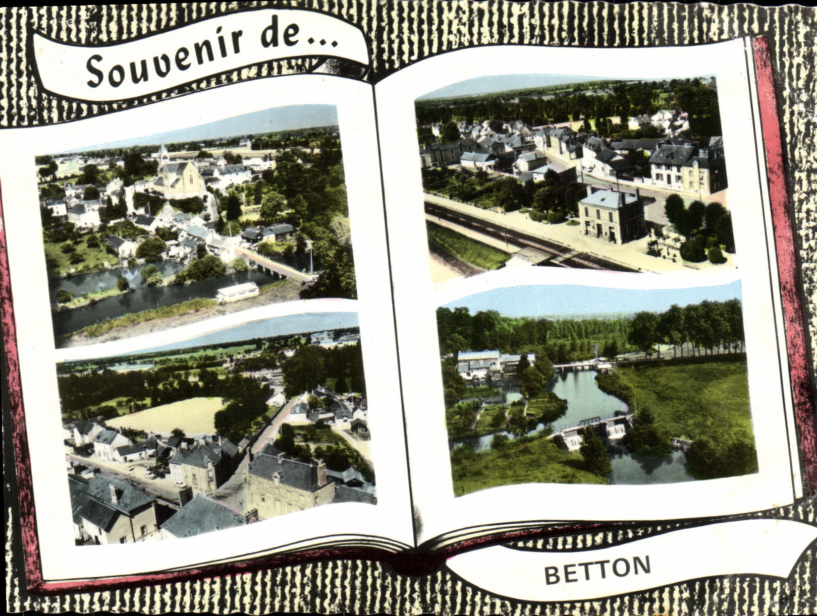 Betton — Allgemeiner Blick mit der Insel, der Station — Éditions SOFER, 94 Saint-Maur