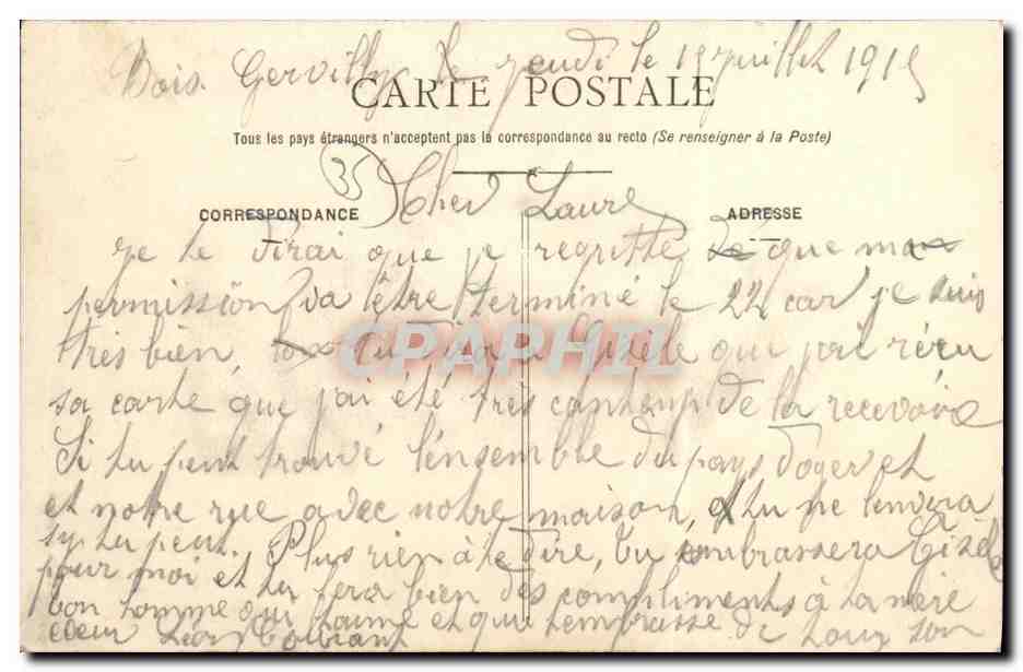 Beisgervilly — L'Église — Photo Ch. Legendre — Verso
