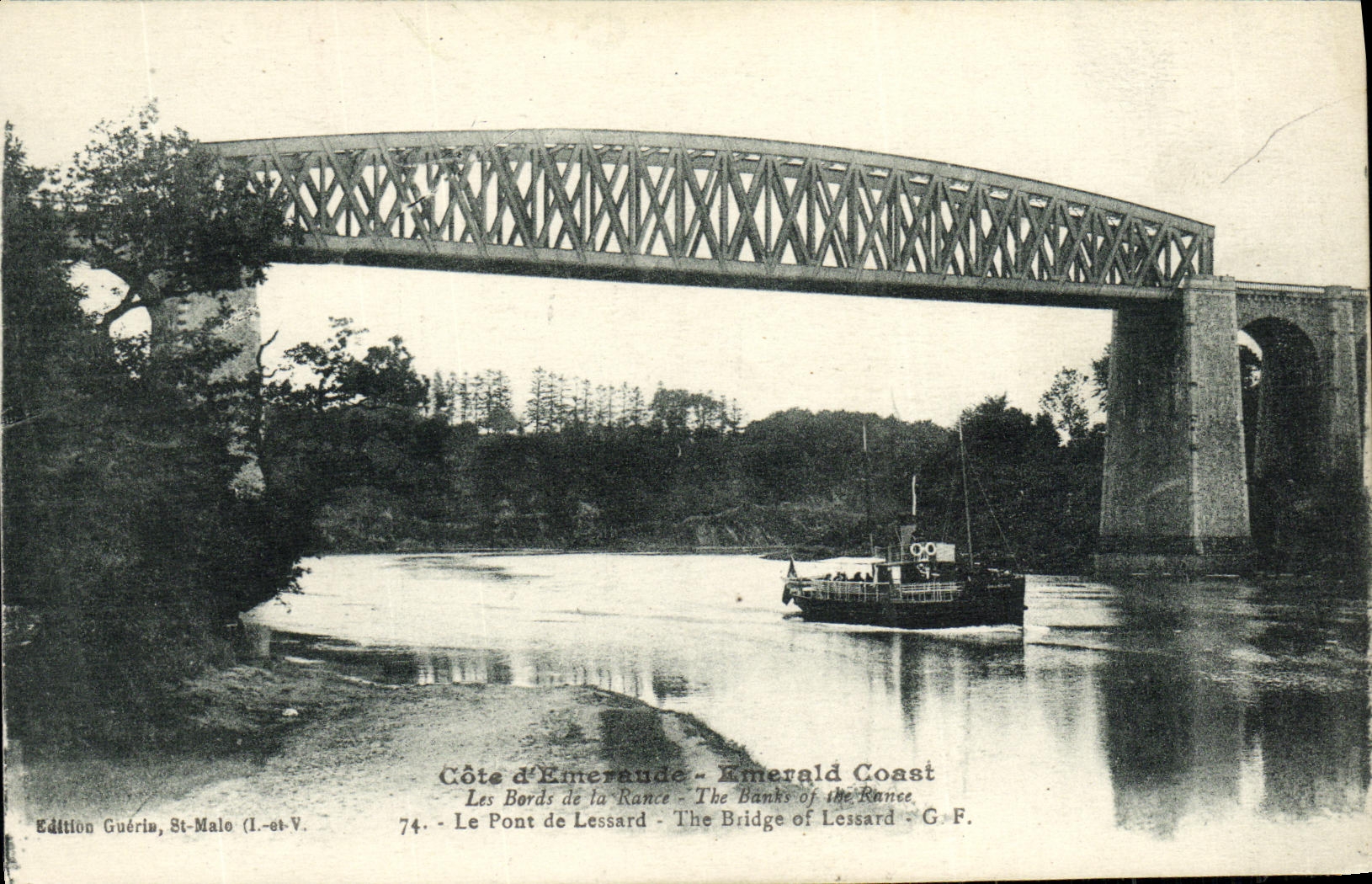 Le Pont de Lessard — Côte d'Emeraude — Édition Guérini, St-Malo (1.-st-V.)