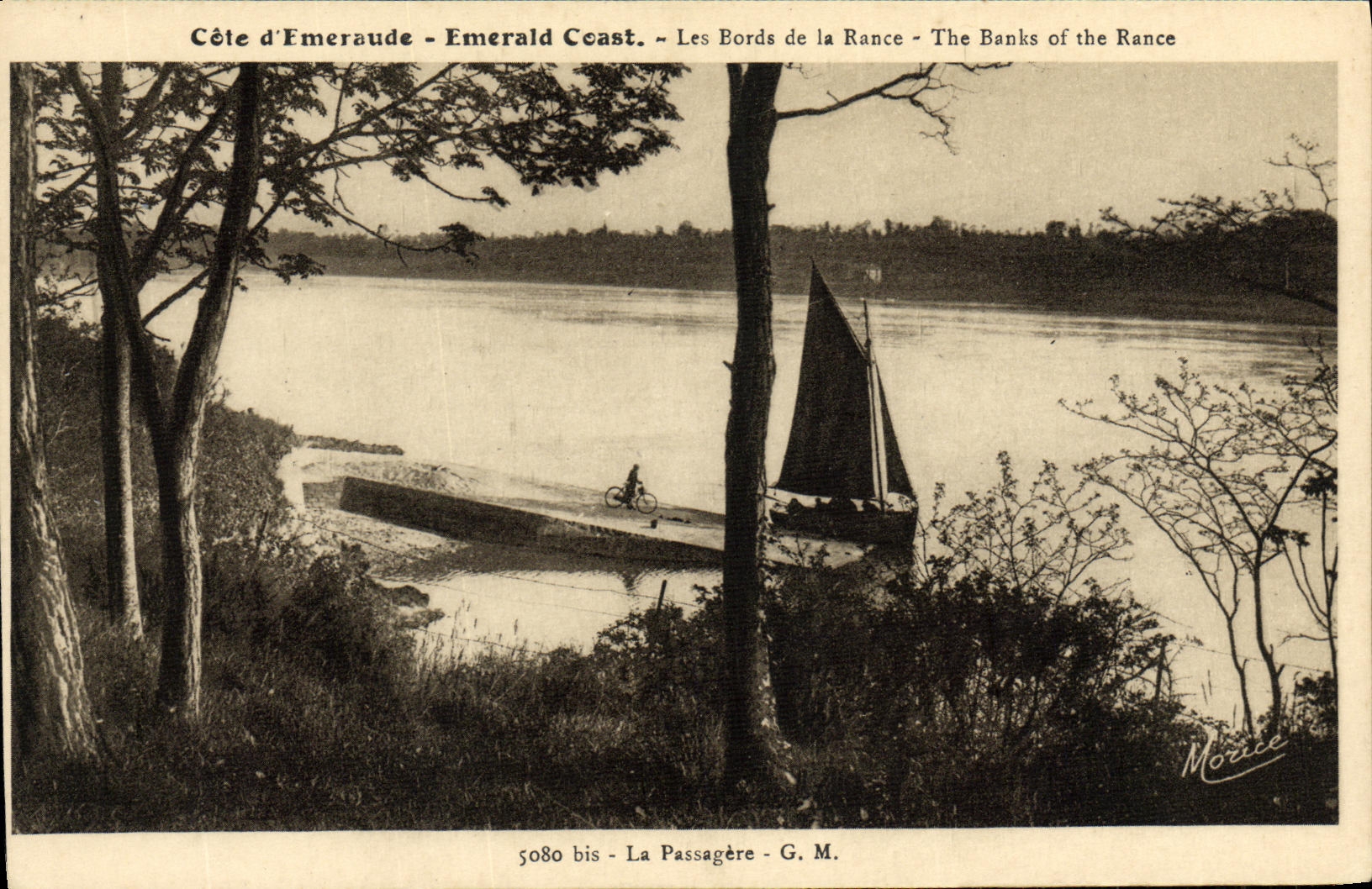 Côte d'Emeraude - Emerald Coast. - Les Bords de la Rance - The Banks of the Rance - La Passagère - G. M.