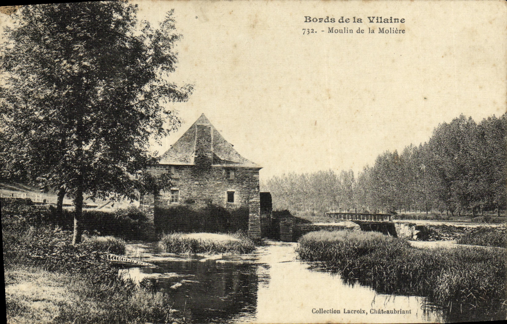 CPA Les Bords De La vilaine Moulin de la Moliere 