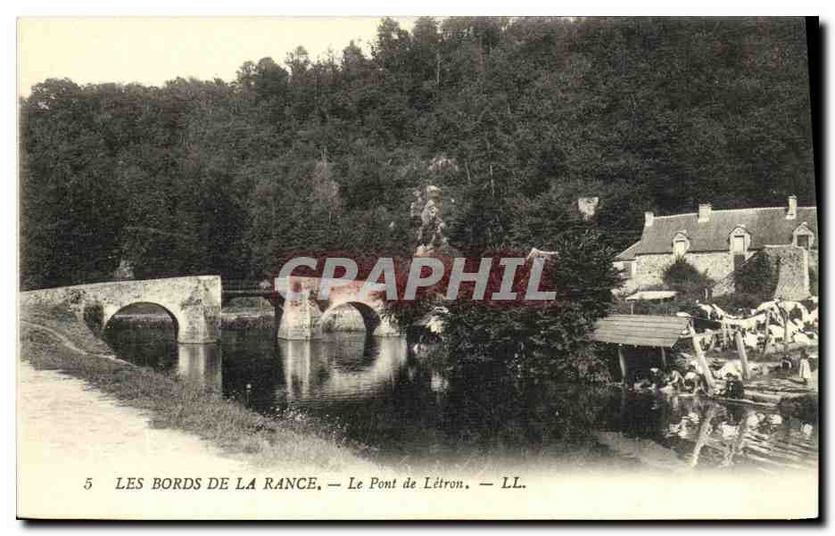 Les Bords de la Rance — Le Pont de Létròn — LL.