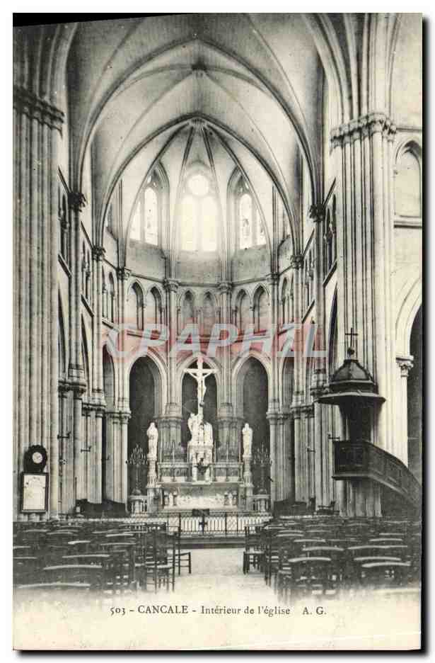 Cancale — Intérieur de l'église — A. G. n° 503