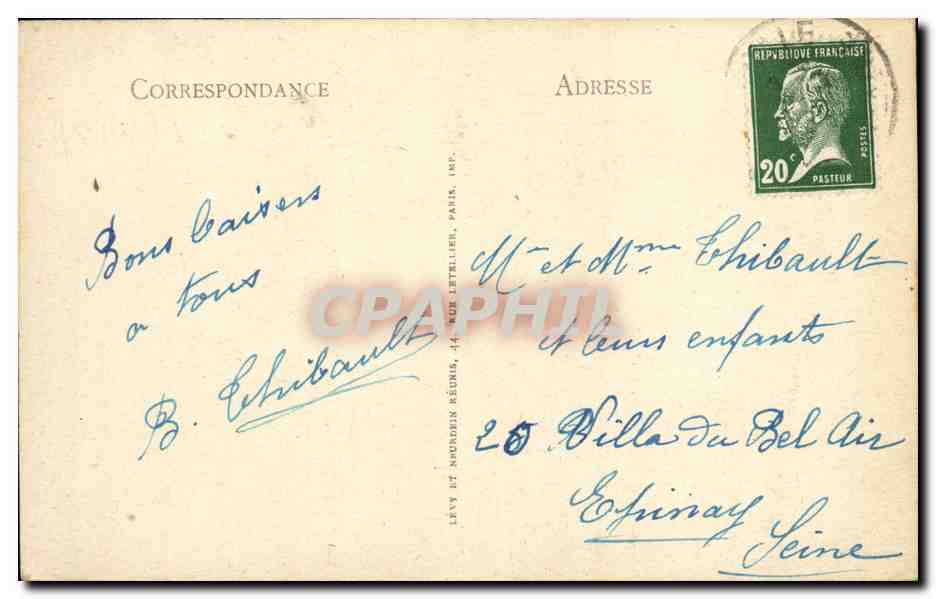 CPA Cancale Le Chemin de ronde Bateaux — Rückseite