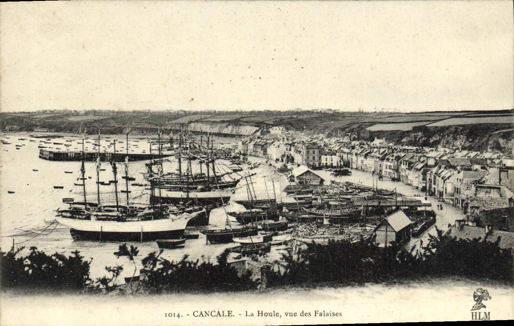 Cancale - La Houle, vue des Falaises — HLM, n° 1014