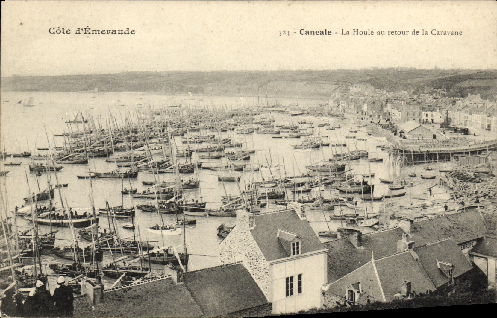 Cancale - La Houle au retour de la Caravane — Côte d'Émeraude, n°324