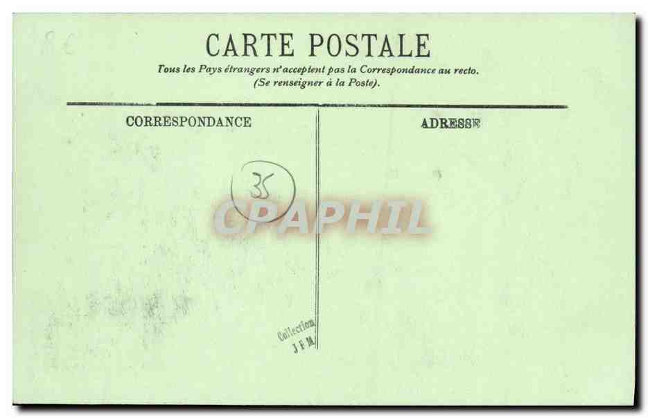 CPA Cancale Le Triage des Huitres Ostreiculture — Verso