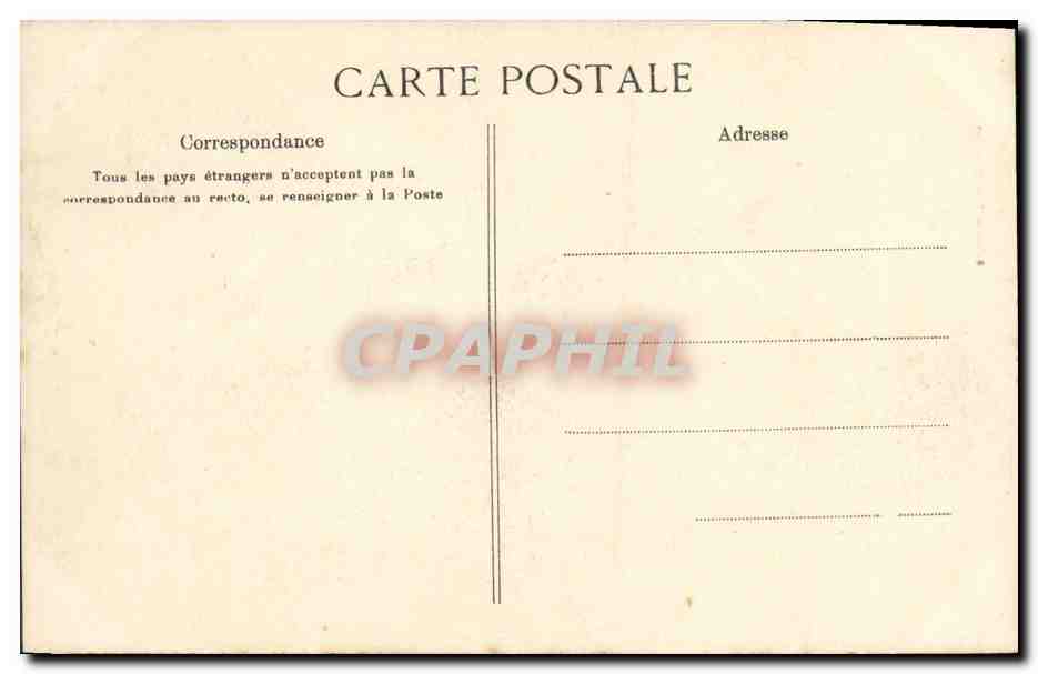 CPA Cancale La Houle  — Rückseite
