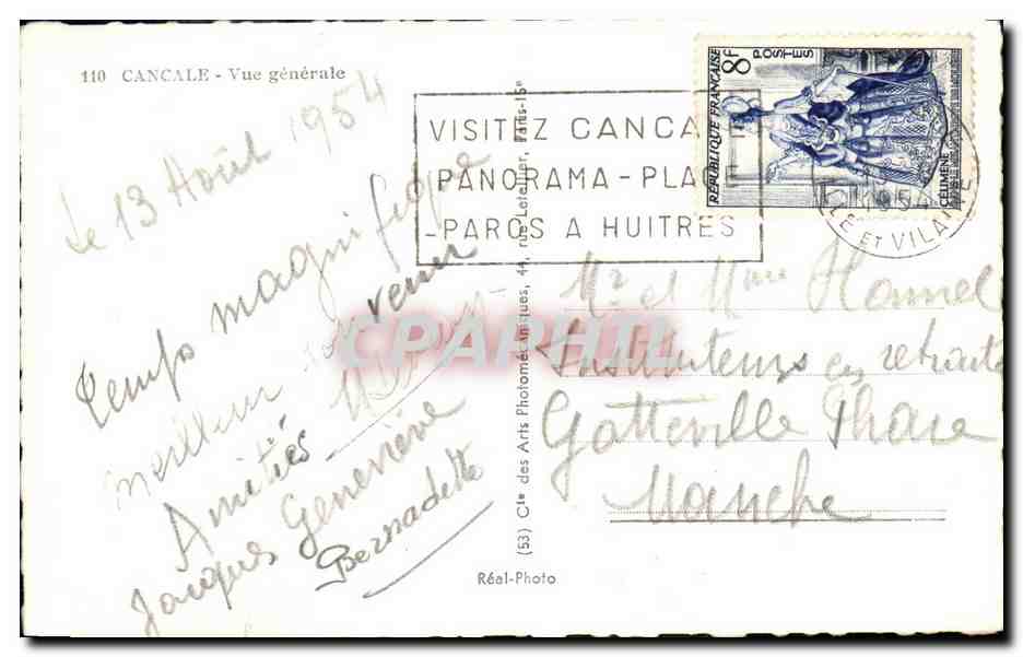 Cancale — Vue générale — Réal-Photo n°110 — Rückseite